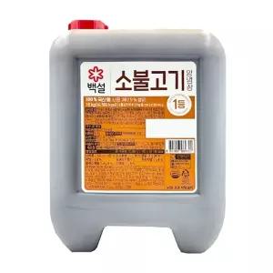 CJ 백설 소불고기양념 10kg