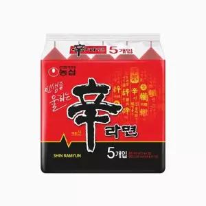 농심 신라면(멀티팩120g 5개입)8봉지 총40봉 1박스