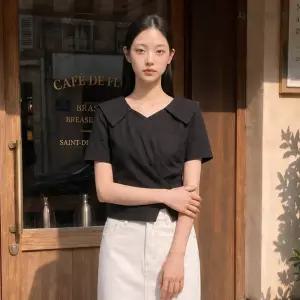 [스타필드 고양] 오픈카라 랩 블라우스 RMBLG25NT2