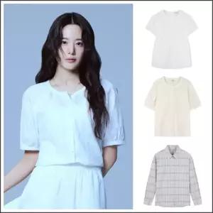 [롯데백화점]폴햄 여성) 코튼 셔링,레이스,체크_여름 셔츠 3종 택1_PHG2WC2177,PHG2WC2176,PHG2WC2085