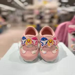 키즈마트 SELECT BABY SHARK RACE K7158 핑크 아기상어 토들러 운동화 678478