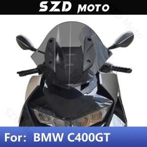 BMW C400GT C GT 오토바이 액세서리 앞 유리 윈드 스크린 디플렉터 바이저 블랙