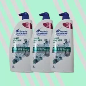 [피앤지] 헤드앤숄더 가려운 두피케어 샴푸 850ml 3개  두피 약산성 비듬 정수리냄새 초등학생 청소년