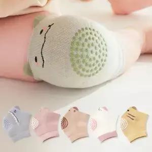 낙상 방지 무릎 보호대 귀여운 패드 봄 가을 남아 여아용 면 크롤링 미끄럼 다리 커버 0-3세