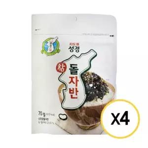 [G]성경김 돌자반 70g x 4개