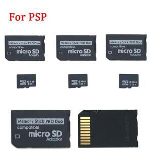 Sony 및 PSP용 메모리 스틱 PRO Duo 어댑터 8G 16G 32G TF 카드가 포함된 Micro SD-MS