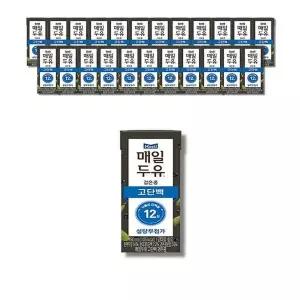 [셀러허브][보리담다] 매일두유 검은콩 고단백 190ml 24개 2박스 (S51563393)