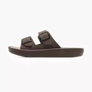 베어파우 노바 우먼즈 슬리퍼 브라운/베이지 (K222058QB-W) - BROWN