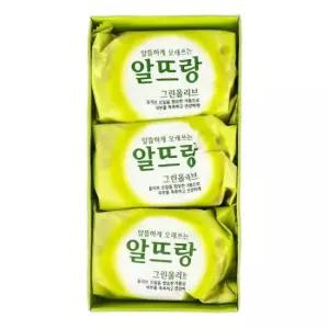알뜨랑비누 알뜨랑 그린올리브 비누 -O 140g 3P