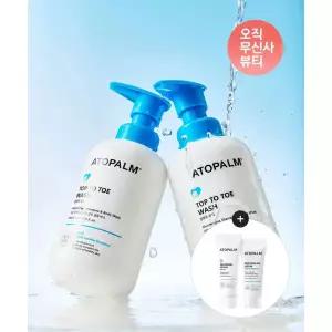 매장정품 ATOPALM 탑투토 워시 460ML X 2개+[증정]판테놀로션23ml+수딩젤로션20ml