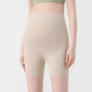 심리스 3부 요가 빅사이즈 임산부 레깅스 임산부레깅스 임부복반바지 임산부반바지