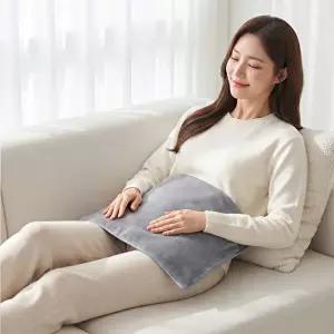 [한일좋은자리]한일좋은자리 커버형 카본 탄소 황토 전기 온열 찜질기 방수본체 분리세탁 초극세사 커버