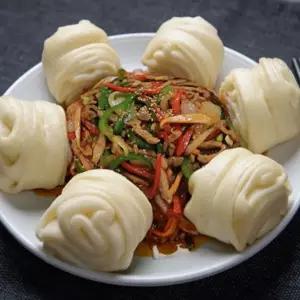 (담짜몰)매콤한 사천식 고추잡채 밀키트(+꽃빵/2인분)