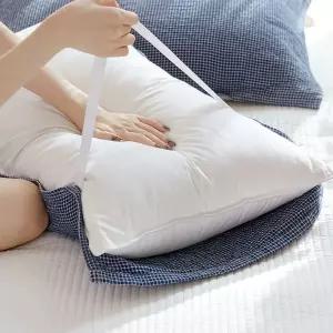 베개커버 교체하기 편리한 밴딩 베개 커버 베개피 50x70 순면 사계절용 침구
