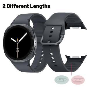 S/M M/L 길이  실리콘  갤럭시 워치 8 스트랩 44mm 스포츠 팔찌 코레아 클래식 밴드