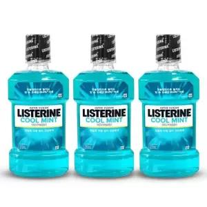 리스테린 쿨민트 입냄새제거 구강청결제 가글 250ml 3개