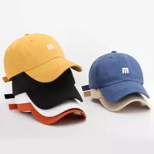 코튼 볼캡 M 레터링 챙모자 남자 여자 야구모자 모자 스냅백 군모 스포츠 여름