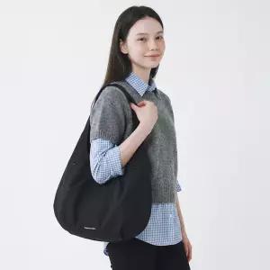 Drop shoulder bag_Black