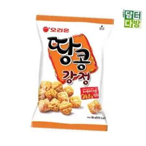 오리온 땅콩강정, 80g, 12개