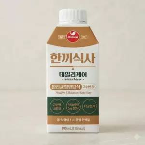 서울우유 한끼식사 데일리 케어 구수한 맛, 190ml 18개