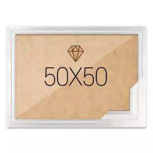보석십자수액자 50x50 고급형 그레이스 실버