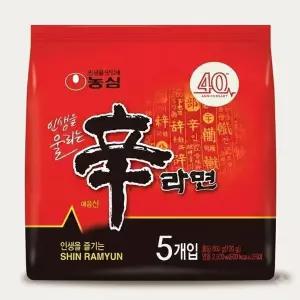 [셀러허브]농심 신라면120g x 40개 (S51588302)