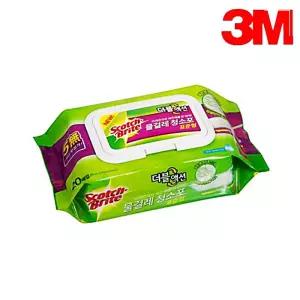 먼지 20매 살림템 표준형 더블액션 거실 다용도 일회용 바닥 물걸레 3M 청소포 막대걸레 습식