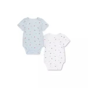 [롯데백화점]탑텐키즈 MKF5UI3305 공용) 유아 코튼 메쉬 반소매 바디수트 (2PACK)