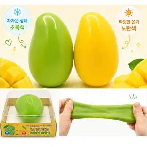 신상품 변색 망고 크런치 슬랑이 1개 KC인증! 신광사 망고스퀴시 망고슬랑이 망고주물럭 망고스트레스볼
