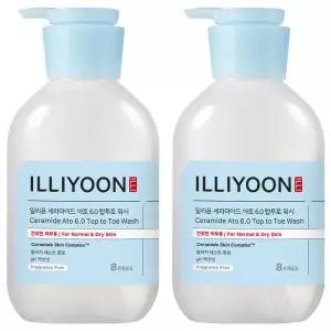 일리윤 세라마이드 아토 6.0 탑투토 바디워시 무향 500ml 2개