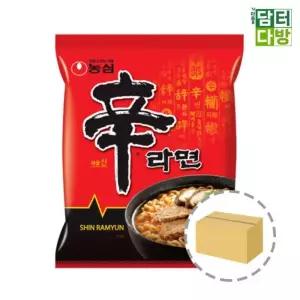 농심 신라면 궤도 1BOX (40봉) 캠핑 봉지