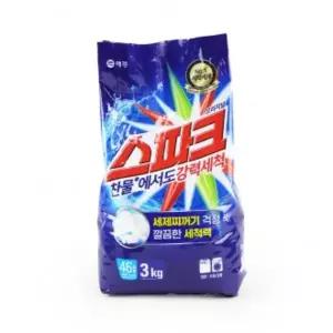 애경 스파크 가루세탁세제 일반 드럼용 3kg