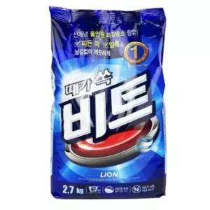 비트 분말세제 2.7kg-TJ 비트 세제 빨래 분말세제 가루세제 세탁 세탁기세제 드럼세탁기세제
