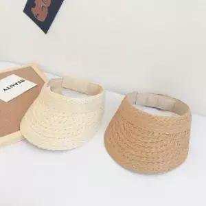 (앙상블) 아동 라탄 미으 밀짚 돌돌이 썬캡 유아 키즈
