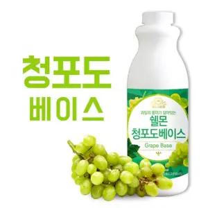 베이스 1kg/시럽/원액/에이드 과일 청포도 농축액 쉘몬