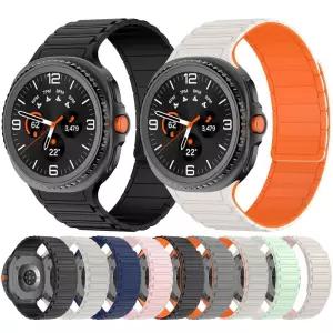 갤럭시워치8 양면 스트랩 마그네틱 실리콘 스포츠밴드 일체형 40mm 44mm 호환 갤럭시워치8 시계줄