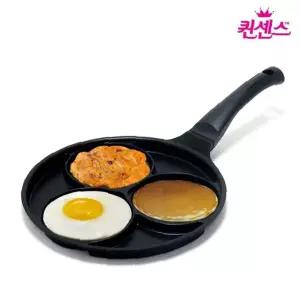 에그팬 블랙에디션 IH 후라이팬 3구팬 인덕션전용 인덕션 (3구)