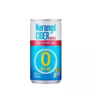 나랑드사이다 제로 180ml 1박스 30캔 사이다 탄산음료 제로사 WFPACZJ