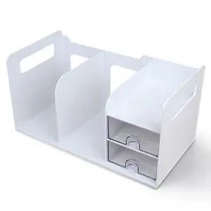 2단서랍 시스맥스 책정리 책 서류 서류문서정리 문구 보관 서랍책꽂이 소품