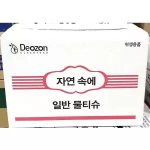 자연 일회 업소용 식당 물티슈 물수건 무지 400매 [a8294EC]