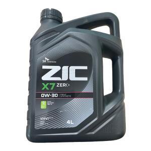 ZIC X7 ZERO 0W30 4L 가솔린 지크제로