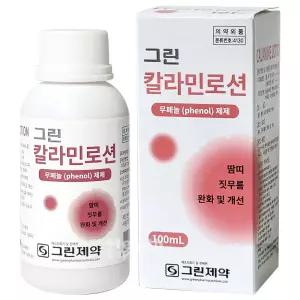 그린제약 칼라민로션 100ml 1개/땀띠개선/짓무름완화