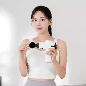 닥터웰 마사지건 무선 진동 안마기 휴대용 4종 헤드 마사지기 DR-2200 (화이트)