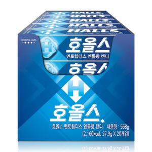 호올스 멘토립터스 멘톨향 캔디 27.9g x 20개입