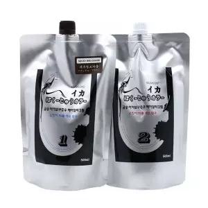 뉴겐 이카보쿠쥬우 오징어먹물 1제2제 각500ml 염색약 새치염색약