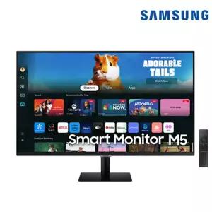 삼성전자 스마트모니터 M5 S32DM500 블랙 80cm 81cm  32인치모니터 스마트tv 넷플릭스 유튜브 OTT 미러링 LS32DM500EKXKR