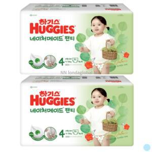 하기스 네이처메이드 4단계 여아 팬티 기저귀 52p 2팩