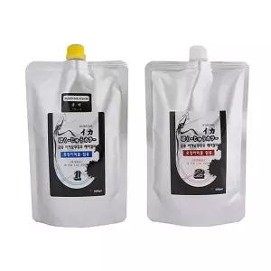 뉴겐 아카보쿠쥬우 오징어먹물 컬러크림 라이트브라운 500ml