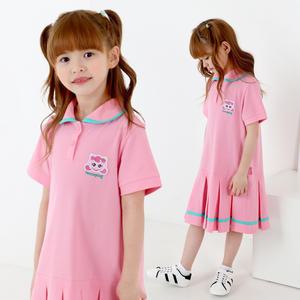 캐치! 티니핑 여아용 PK 카라 플리츠 5부 원피스PK