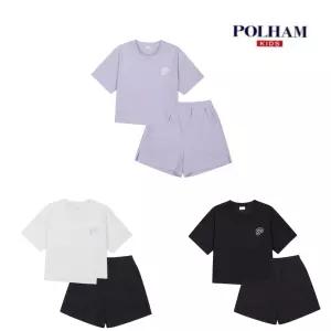여아)쿨텐션 크롭반팔티 3.5부 반바지세트CC